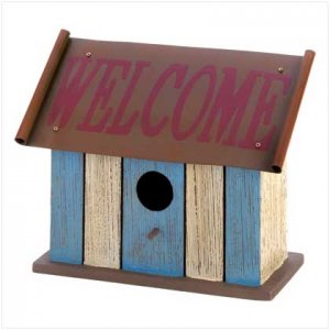 Welcome Birdhouse  #12581