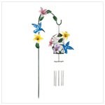 Hummingbird Lantern Chime Stake  #12970