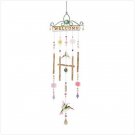 Hummingbird "Welcome" Windchime  #34364