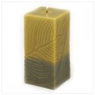 Foliole Square Pillar Candle  #39885