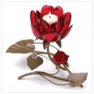 Ruby Lotus Votive Holder  #12791