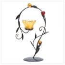 Amber Lotus Candleholder  #12790