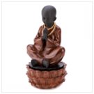 Sitting Monk Treasure Box  #12643