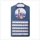 Lighthouse Wall Clock And Calendar  #33773