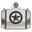Lone Star Fireplace Screen  #12569