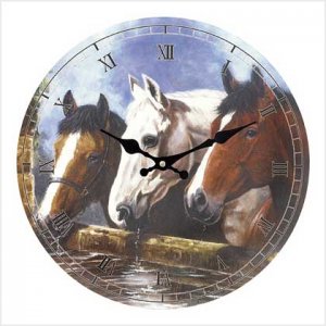 Equestrian Wall Clock  #39153