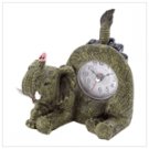 Playful Elephant Desk Clock  #12667