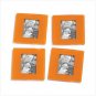 Orange Photo Frame Coasters  #36541