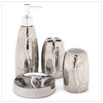 Silver Filigree Bath Set  #12257