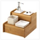 Bamboo Bath Organizer  #12897