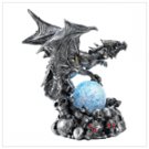 Armored Dragon With Led Globe  #12696