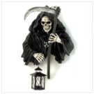 Grim Reaper Holding Candle Lantern  #12614