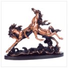 Horses at Seaside Statue  #38986