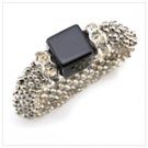 Black Nouveau Ice Ring  #13008