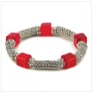 Red Nouveau Ice Bracelet  #13006