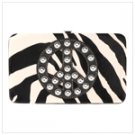 Jeweled Peace Hinge Wallet  #12942