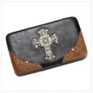 Jeweled Cross Hinge Wallet  #12941