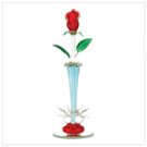 Spun Glass Rosebud Vase  #12533