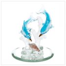 Spun Glass Dolphins On Reef  #12491