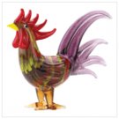 Art Glass Rooster Figurine  #12682