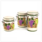 Grape Arbor Canister Set  #12968