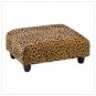 Luscious Leopard Foot Stool  #13403