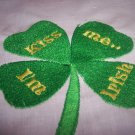 Kiss me I'm Irish Custom Embroidered T Shirt childs