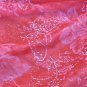red chiffon butterfly scarf