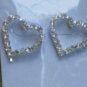 crystal heart earrings