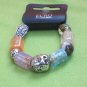 Multi- Colored beads with Gold Speckles
