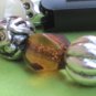 Amber glitter bracelet