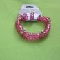 Pink Crystal Bracelet and Earrings