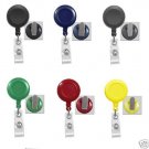 LOT OF 100 ID HOLDERS / BADGE REELS