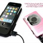 For iPhone 4 4G Battery Charger Case Pack SOLAR USB NEW-2400 mAh