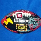 2004 Super Bowl XXXVIII Houston Texas Wilson Football