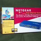 Netgear 8 Port Fast Ethernet Switch FS108NA New In Box