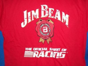 Jim Beam Racing #7 Robby Gordon T-Shirt Med Shirt