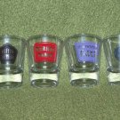 Computer Lingo Shot Glasses Set of 4 Mint Condition