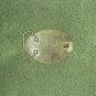 1983 Baron Solid Brass Belt Buckle Blackjack Vintage