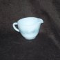 Federal Creamer in Abstract Pattern Milk White Glass