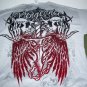 Vengeance Skulls Feathers Chains Sword Velvet Shirt 2XL