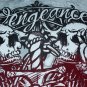 Vengeance Skulls Feathers Chains Sword Velvet Shirt 2XL
