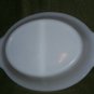 Vintage Fire King (Backwards) Divided Casserole Dish