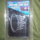 Bully Chrome Ford Oval Flame Trim 3"