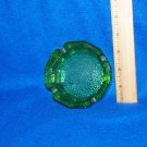 Vintage Ash Tray Depression Glass Green Polygon Ashtray