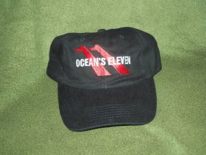 Ocean's 11 Movie Snapback Hat Cap Black One Size