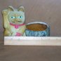 Good Luck Fortune Cat Maneki Neko Japanese Tray Bowl