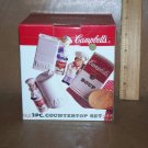 Campbell's Soup 3 Pc Set - Salt, Pepper, Spoonrest MIB