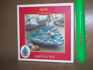 Spode Christmas Tree Whimsical Tray Canape Plate