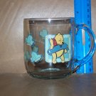 Vintage Disney Winnie The POOH Clear Glass Mug